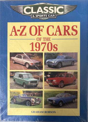 A-Z of Cars of the 1970s (British) paperback